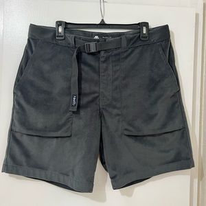 NIKE SB CORDUROY SHORTS SIZE 34 CHARCOL GREY